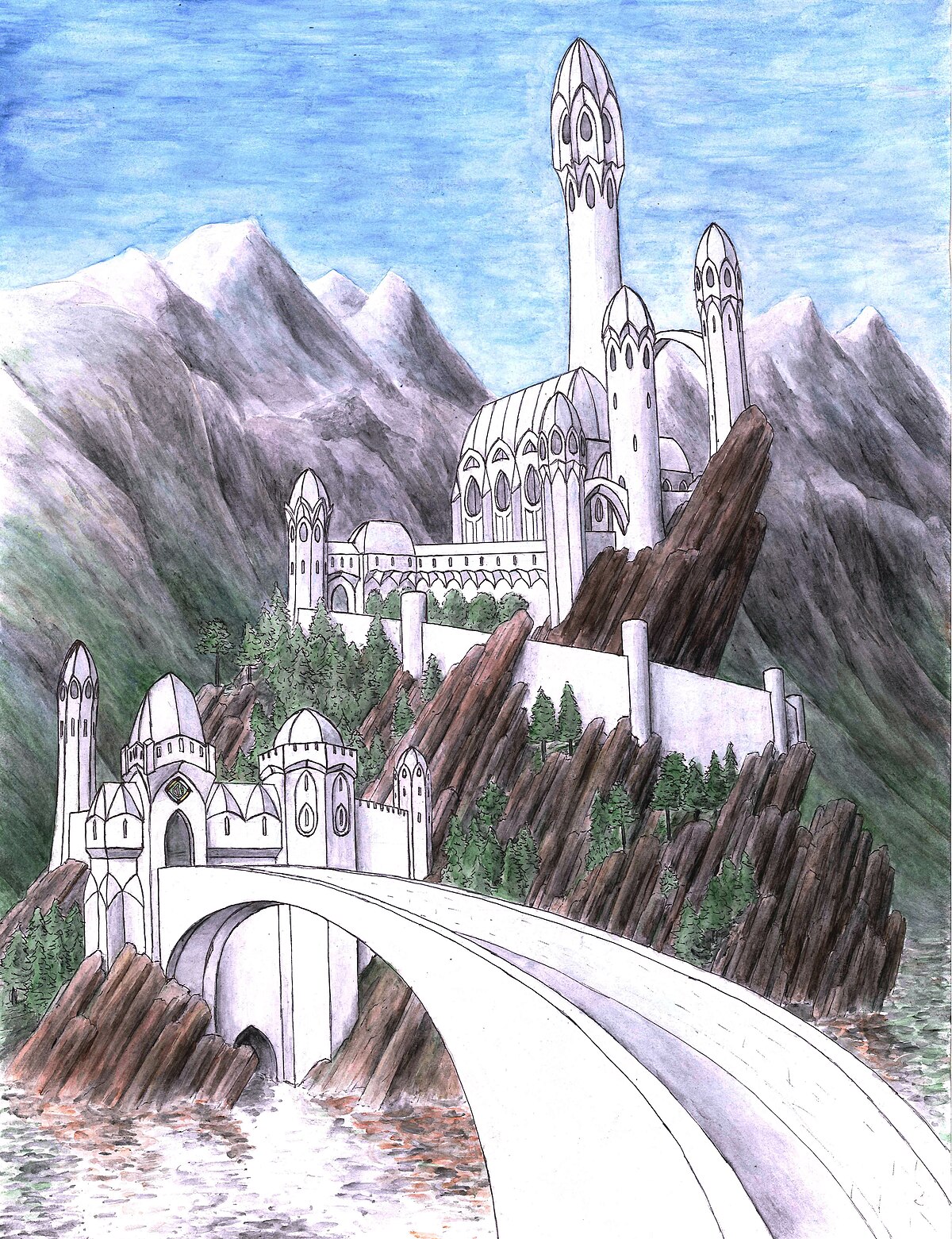 Minas Tirith - Wikipedia