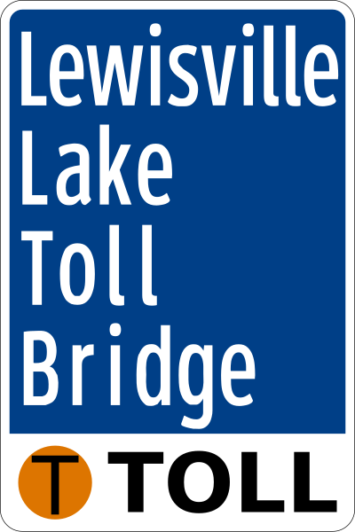 File:Toll Texas Lewisville Lake Toll Bridge.svg