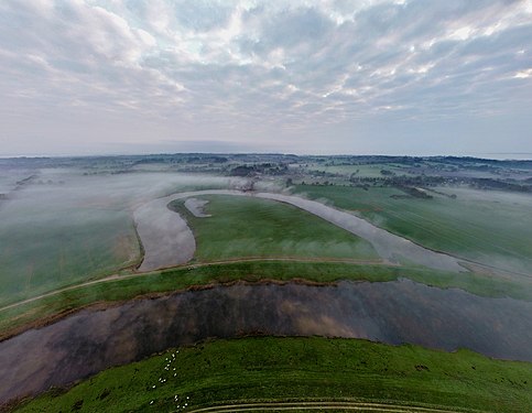 Die Treene im FFH-Gebiet Treene Winderatter See bis Friedrichstadt und Bollingstedter Au