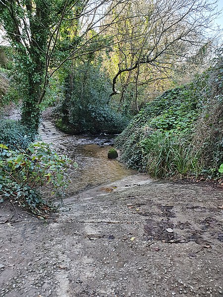 File:Trevaylor Stream ford.jpg