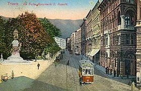 Via Giulia vintage-postikortissa, unionin moottoriajoneuvo (101-160)