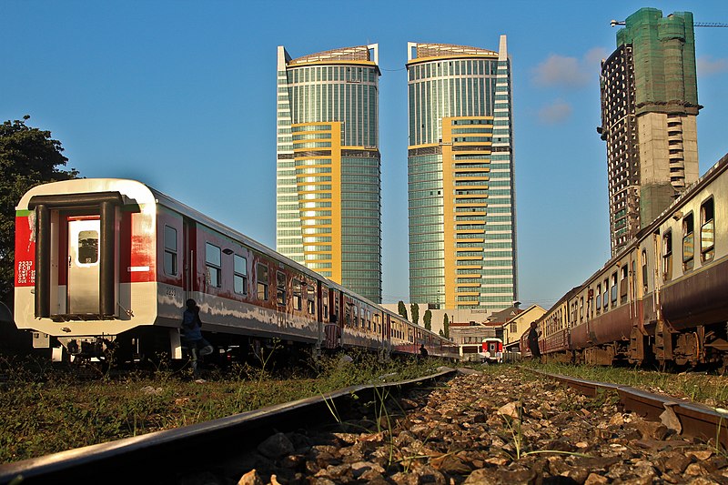 File:Twin towers in perspective, Dar-es-Salaam.jpg