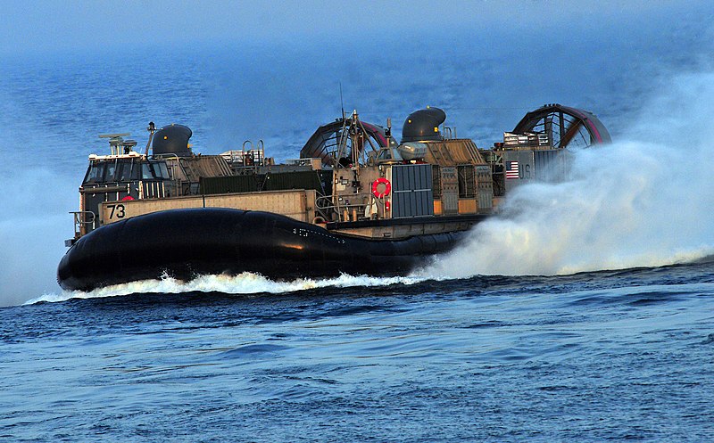 File:US Navy 100823-N-7948R-159 A landing craft air cushion approaches the amphibious dock landing ship USS Pearl Harbor (LSD 52). Pearl Harbor is part of the Peleliu Amphibious Ready Group.jpg