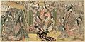 Hideyoshi og hans fem hustruer ser på kirsebærblomsterne ved Higashiyama, 1802-04