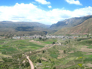 Chivay District District in Arequipa, Peru