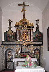Altar der Kapelle „Venser Bild“