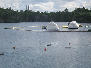 Dutch Springs Flooded quarry in Pennsylvania used as a recreational diving site