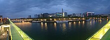 View of the 12th arrondissement of Paris at night from Les Docks, Cite de la mode et du design in 2022 View of the 12th arrondissement of Paris at night from Les Docks, cite de la mode et du design - 2022-08-14.jpg