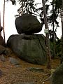 English: Rocking stone in Western Bohemia, near Tis u Blatna *Motorola V3x*6.10.2006*my own photo