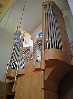 Vilshofen an der Donau, Abtei Schweiklberg, Dreifaltigkeitskirche, Orgel (1).jpg