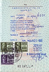 Visum: Bezeichnungen, Formen des Visums, Allgemeiner Zweck der Visumpflicht