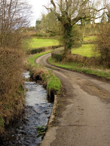 File:Water lane near Northay - geograph.org.uk - 2829383.jpg