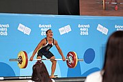 Deutsch: Gewichtheben bei den Olympischen Jugendspielen 2018; Tag 2, 10. Oktober 2018; Jungen 62 kg English: Weightlifting at the 2018 Summer Youth Olympics at 8 October 2018 – Boys' 62 kg