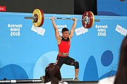 Deutsch: Gewichtheben bei den Olympischen Jugendspielen 2018; Tag 2, 10. Oktober 2018; Jungen 62 kg English: Weightlifting at the 2018 Summer Youth Olympics at 8 October 2018 – Boys' 62 kg