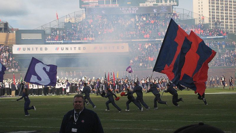 File:Wildcats just ran onto the field... The Illini are up... (5196273795).jpg