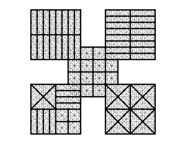 Butterfly Sudoku - Fácil 