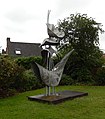 Skulptur Wind Wasser Segel