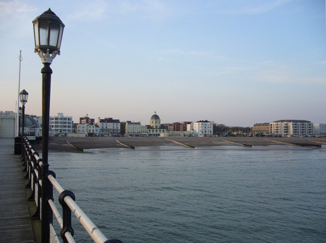 Image: Worthing sea front from the pier   geograph.org.uk   413383