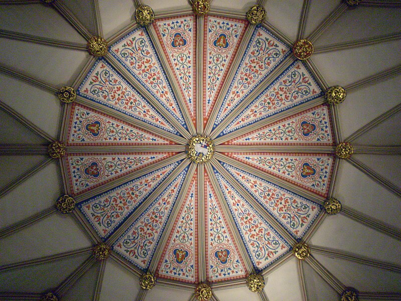 File:York Minster chapel ceiling.JPG