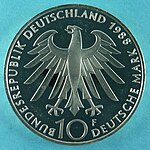 10 DM Zeiss obverse