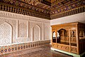 * Nomination Interior of Khudayar Khan Palace, Kokand, Uzbekistan. By User:Arina Pan --Екатерина Борисова 23:41, 23 June 2024 (UTC) * Decline exposure and sharpness is perfect, but it needs PC (the crop is infortunate as well, but not a dealbraker) --MB-one 18:26, 29 June 2024 (UTC) I'm afraid that PC will spoil the image - in particular, the ceiling will disappear from view. It's not my picture and I can't risk trying to fix it. --Екатерина Борисова 02:14, 30 June 2024 (UTC)  Oppose I understand, but then it can't be promoted IMO. You can send it to CR, if you disagree --MB-one 07:39, 4 July 2024 (UTC)