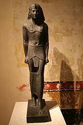 Posąg Ptolemeusza III Evergete.  Nowe Muzeum w Berlinie.
