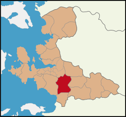 Distretto di Torbalı – Mappa