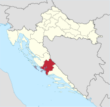 Šibensko-kninska županija în Croația.svg