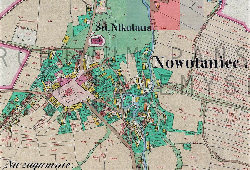 File:01852 Markt Nowotaniec sammt Ortschaft Nagorzany in Galizen Sanoker Kreis (cropped).png