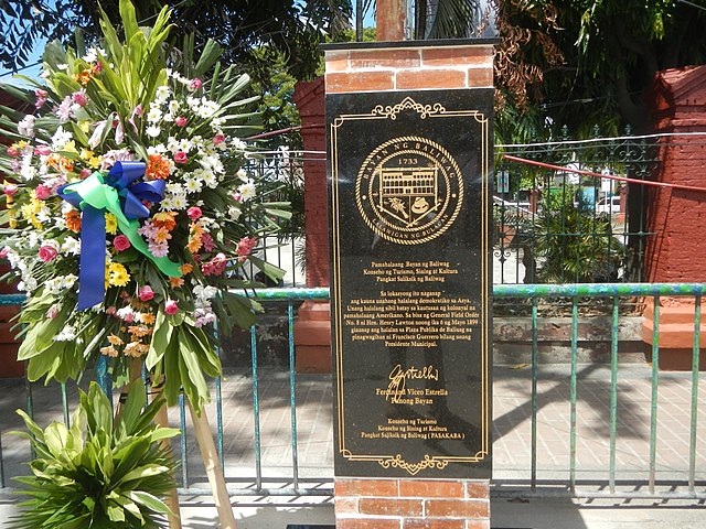 Plaza Baliwag historical marker