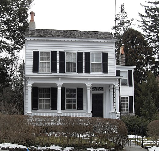 Einsteins huis in Princeton (New Jersey)