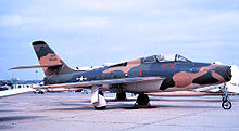 124th TFS Republic F-84F-25-RE Thunderstreak, AF Ser. No. 51-1655, about 1970 124th Tactical Fighter Squadron - Republic F-84F-25-RE Thunderstreak 51-1655.jpg