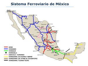 Map of the Railway System in Mexico 130503 Mapa Ferroviario.pdf