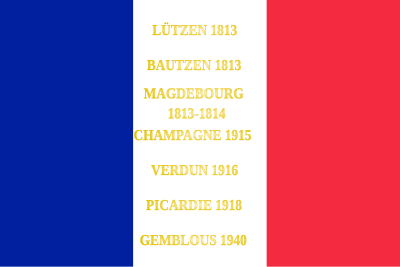 134e régiment d'infanterie de ligne-drapeau.svg