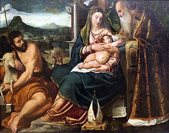 Պոլիդորո Լանցանի, «Սուրբ զրույց», 1555