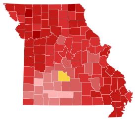 Danforth
.mw-parser-output .legend{page-break-inside:avoid;break-inside:avoid-column}.mw-parser-output .legend-color{display:inline-block;min-width:1.25em;height:1.25em;line-height:1.25;margin:1px 0;text-align:center;border:1px solid black;background-color:transparent;color:black}.mw-parser-output .legend-text{}
40-50%
50-60%
60-70%
70-80%
80-90%
>90%
Hancock
50-60% 1982 United States Senate Republican primary in Missouri resutls map by county.svg