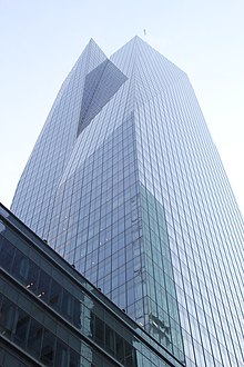 The building as viewed from immediately beside it 1 Bryant Park Sep 2021 35.jpg