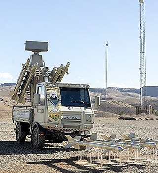 <span class="mw-page-title-main">Azarakhsh (defense system)</span> Short-range Air defense system