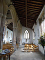 South aisle from the west