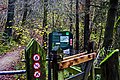 A19 info board Entrance Castle Eden Dene Nation Nature Reserve.jpg