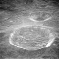 Green M crater from Apollo 11