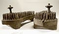 A pair of fakir's sandals with iron spikes. Wellcome L0036091.jpg