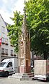 Aachen, Vinzenzbrunnen auf dem Münsterplatz