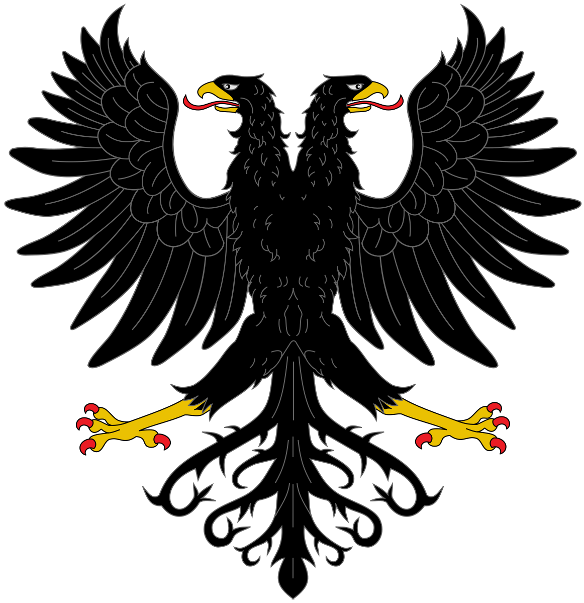 Двуглавый Орел Албании. Черный одноглавый Орел герб. Геральдический Орел. Прусский двуглавый Орел. Орел на гербах государств