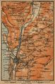 Map of environs of Aix Les Bains. 1914