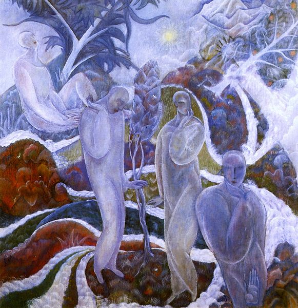 File:Albert Bloch, 1916, Summer Night, oil on canvas, 119 x 114 cm, private collection.jpg