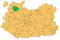 Розташування муніципалітету у провінції Сьюдад-Реаль