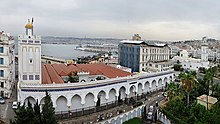 View of Algiers: Algeria's metropolis is one of the most important economic and traditional centres in North Africa. Alger ljm` lkbyr w ljm` ljdyd bljzy'r.jpg