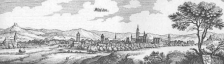 Alsfeld – Auszug aus der Topographia Hassiae von Matthäus Merian 1655