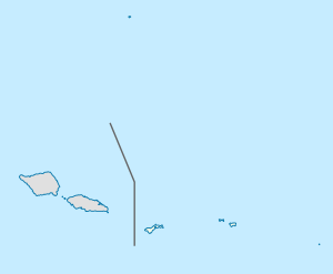 Суейнс. Карта розташування: Американське Самоа
